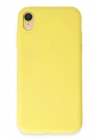 Mey İthalat®  iPhone XR Kılıf First Silikon - Sarı