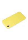 Mey İthalat®  iPhone XR Kılıf First Silikon - Sarı