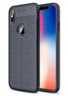 Mey İthalat®  iPhone XS Max Kılıf Auto Focus Kapak - Lacivert
