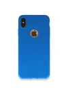 Mey İthalat®  iPhone XS Max Kılıf First Silikon - Mavi