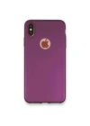 Mey İthalat®  iPhone XS Max Kılıf First Silikon - Mürdüm