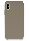 Mey İthalat®  iPhone XS Max Kılıf Lansman Legant Silikon - Bej