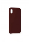 Mey İthalat®  iPhone XS Max Kılıf Lansman Legant Silikon - Bordo