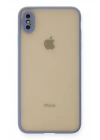Mey İthalat®  iPhone XS Max Kılıf Montreal Silikon Kapak - Gri