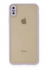 Mey İthalat®  iPhone XS Max Kılıf Montreal Silikon Kapak - Mor