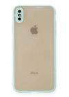 Mey İthalat®  iPhone XS Max Kılıf Montreal Silikon Kapak - Turkuaz