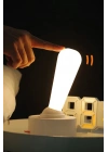 Mey İthalat®  JP-1003 Dekoratif Gece Lambası - Beyaz