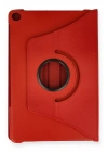 Mey İthalat®  Lenovo Tab M10 TB328FU Kılıf 360 Tablet Deri Kılıf - Kırmızı