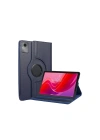 Mey İthalat®  Lenovo Tab M11 TB330FU 360 Tablet Deri Kılıf - Lacivert