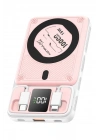 Mey İthalat®  M25W 10.000 mAh 20W PD Magsafe Powerbank - Pembe