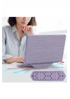 Mey İthalat®  Macbook Air 15 2023 Macbook Kumaş Kapak - Mor