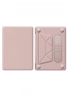 Mey İthalat®  Macbook Air 15 2024 Macbook Deri Kapak - Pembe