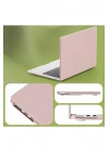 Mey İthalat®  Macbook Air 15 2024 Macbook Deri Kapak - Pembe
