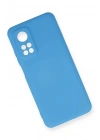 Mey İthalat®   Mi 10T Kılıf Nano içi Kadife Silikon - Mavi