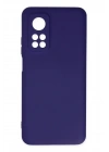 Mey İthalat®   Mi 10T Kılıf Nano içi Kadife Silikon - Mor