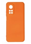 Mey İthalat®   Mi 10T Kılıf Nano içi Kadife Silikon - Turuncu