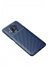 Mey İthalat®   Mi 10T Lite Kılıf Auto Focus Karbon Kapak - Lacivert