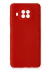 Mey İthalat®   Mi 10T Lite Kılıf Nano içi Kadife Silikon - Kırmızı