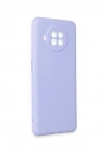 Mey İthalat®   Mi 10T Lite Kılıf Nano içi Kadife Silikon - Lila