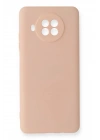 Mey İthalat®   Mi 10T Lite Kılıf Nano içi Kadife Silikon - Pudra