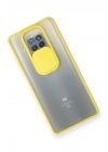 Mey İthalat®   Mi 10T Lite Kılıf Palm Buzlu Kamera Sürgülü Silikon - Sarı