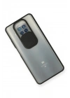 Mey İthalat®   Mi 10T Lite Kılıf Palm Buzlu Kamera Sürgülü Silikon - Siyah