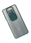Mey İthalat®   Mi 10T Lite Kılıf Palm Buzlu Kamera Sürgülü Silikon - Yeşil