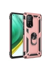 Mey İthalat®   Mi 10T Pro Kılıf Sofya Yüzüklü Silikon Kapak - Rose