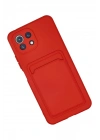 Mey İthalat®   Mi 11 Kılıf Kelvin Kartvizitli Silikon - Kırmızı