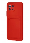 Mey İthalat®   Mi 11 Kılıf Kelvin Kartvizitli Silikon - Kırmızı
