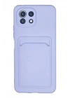 Mey İthalat®   Mi 11 Kılıf Kelvin Kartvizitli Silikon - Lila