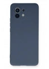 Mey İthalat®   Mi 11 Kılıf Nano içi Kadife Silikon - Gri