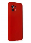 Mey İthalat®   Mi 11 Kılıf Nano içi Kadife Silikon - Kırmızı