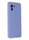 Mey İthalat®   Mi 11 Kılıf Nano içi Kadife Silikon - Lila