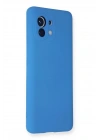 Mey İthalat®   Mi 11 Kılıf Nano içi Kadife Silikon - Mavi