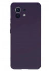 Mey İthalat®   Mi 11 Kılıf Nano içi Kadife Silikon - Mor