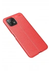 Mey İthalat®   Mİ 11 Lite Kılıf Auto Focus Kapak - Kırmızı
