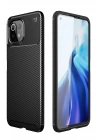 Mey İthalat®   Mİ 11 Lite Kılıf Auto Focus Karbon Kapak - Siyah