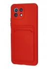 Mey İthalat®   Mİ 11 Lite Kılıf Kelvin Kartvizitli Silikon - Kırmızı