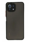 Mey İthalat®   Mİ 11 Lite Kılıf Montreal Silikon Kapak - Siyah