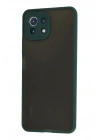 Mey İthalat®   Mİ 11 Lite Kılıf Montreal Silikon Kapak - Yeşil