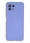 Mey İthalat®   Mİ 11 Lite Kılıf Nano içi Kadife Silikon - Lila