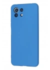 Mey İthalat®   Mİ 11 Lite Kılıf Nano içi Kadife Silikon - Mavi