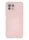Mey İthalat®   Mİ 11 Lite Kılıf Nano içi Kadife Silikon - Pudra