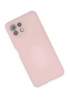 Mey İthalat®   Mİ 11 Lite Kılıf Nano içi Kadife Silikon - Pudra