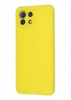 Mey İthalat®   Mİ 11 Lite Kılıf Nano içi Kadife Silikon - Sarı