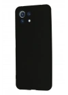 Mey İthalat®   Mİ 11 Lite Kılıf Nano içi Kadife Silikon - Siyah