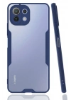 Mey İthalat®   Mİ 11 Lite Kılıf Platin Silikon - Lacivert