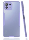 Mey İthalat®   Mİ 11 Lite Kılıf Platin Silikon - Lila