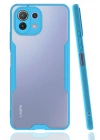 Mey İthalat®   Mİ 11 Lite Kılıf Platin Silikon - Mavi